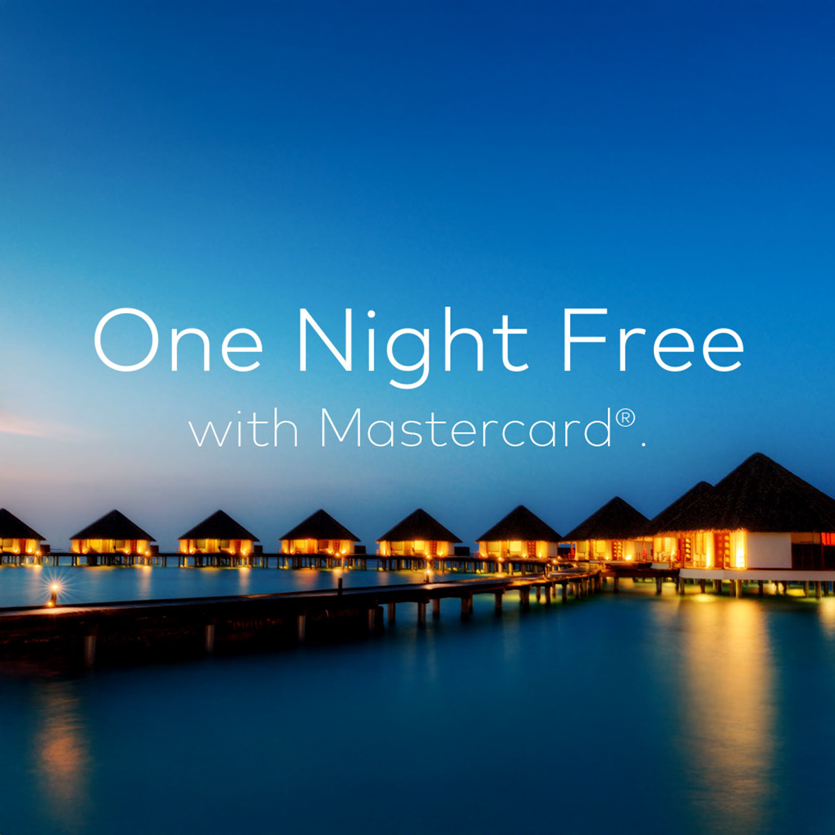 Global Mastercard One Night Free